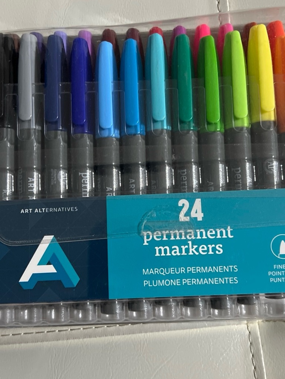 Art Alternatives 24-Piece Permanent Marker Set - Assorted Colors